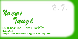 noemi tangl business card